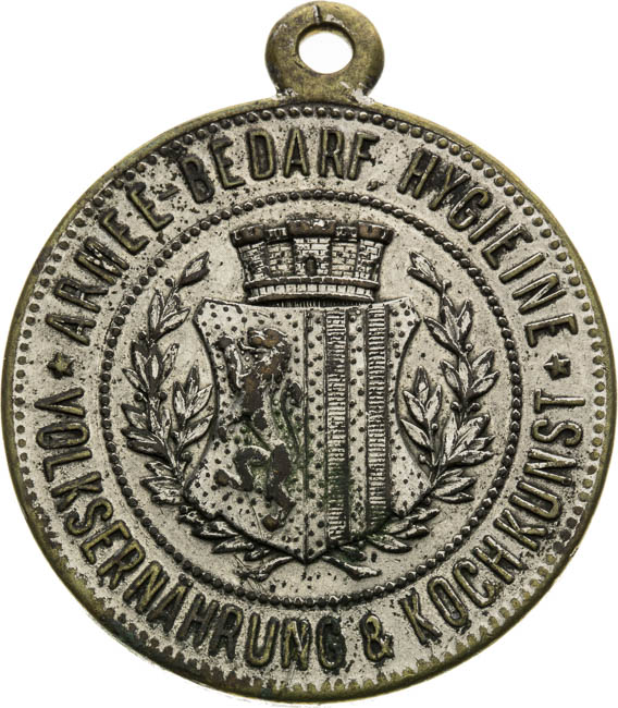Medaila 1892 - averz