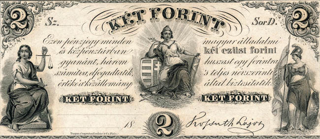 2 Forint 1852 - averz
