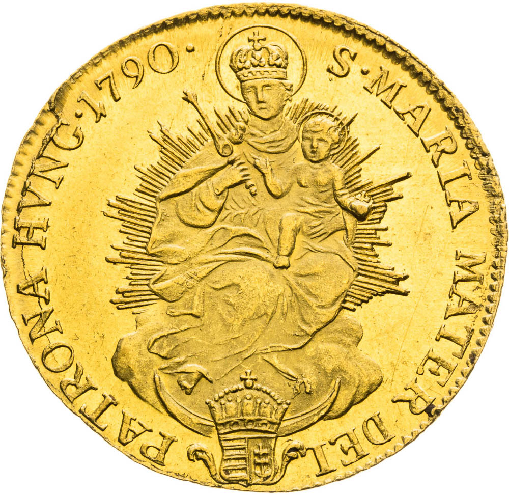 Dukát 1790 - reverz