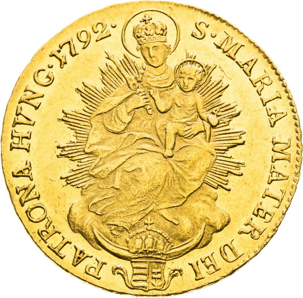 Dukát 1792 - reverz