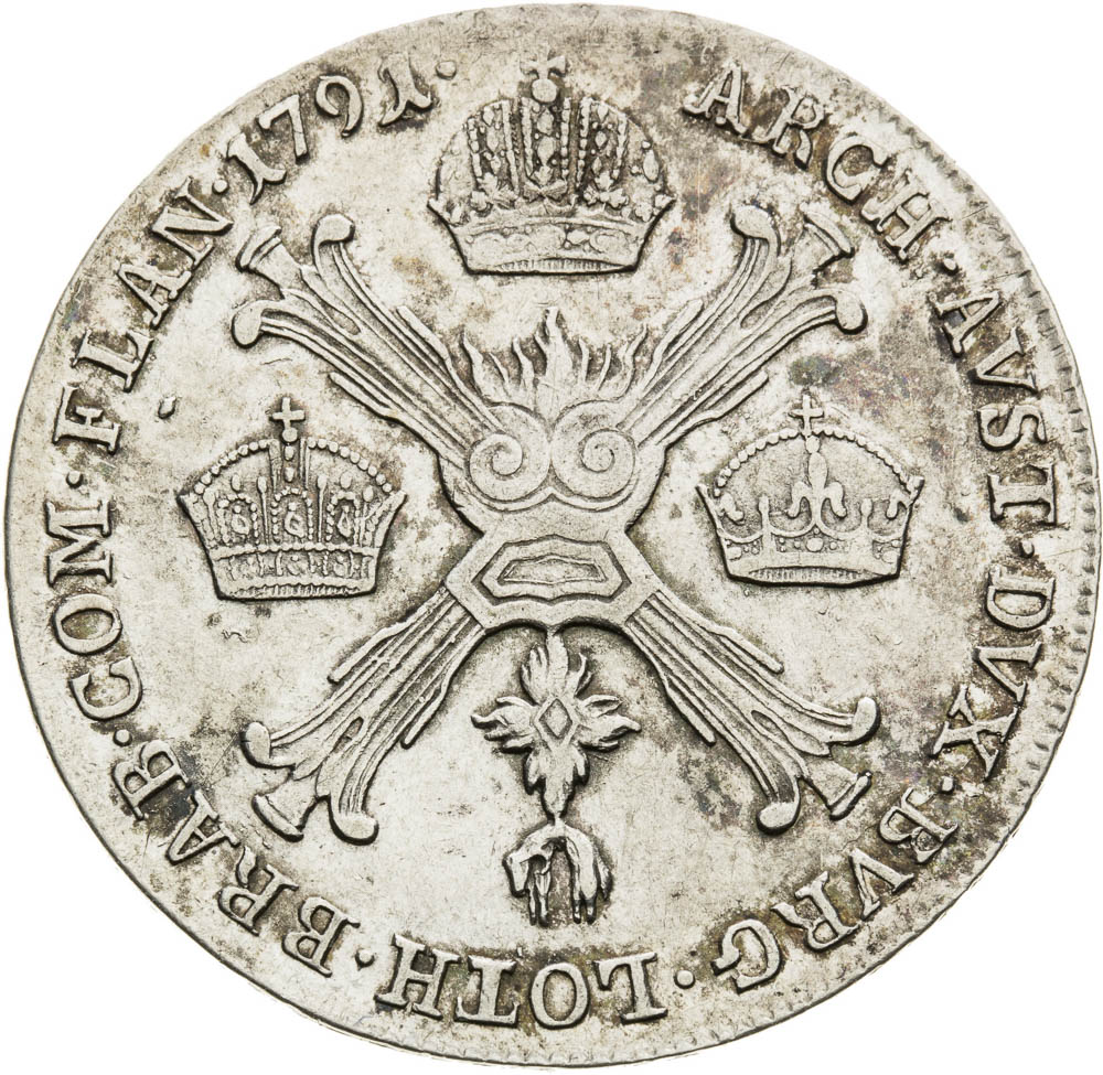 1/4 Toliar 1791 - reverz