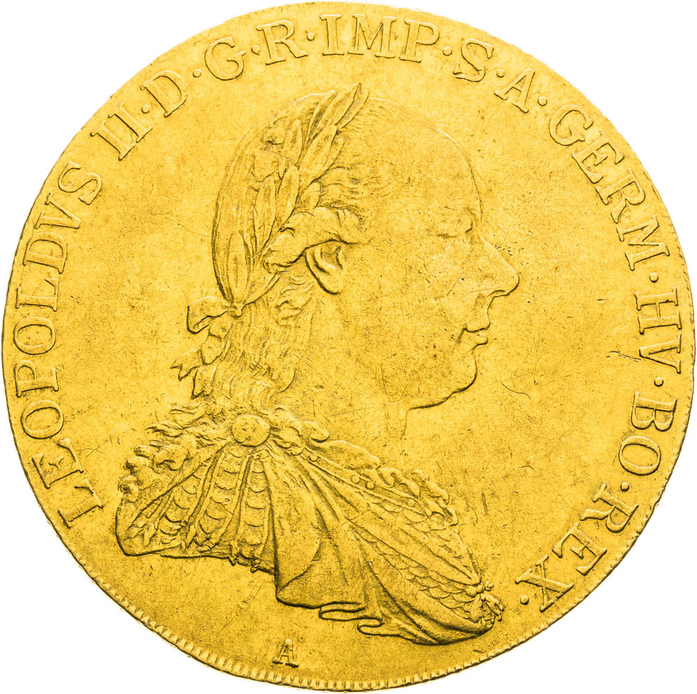 4 Dukát 1790 - averz
