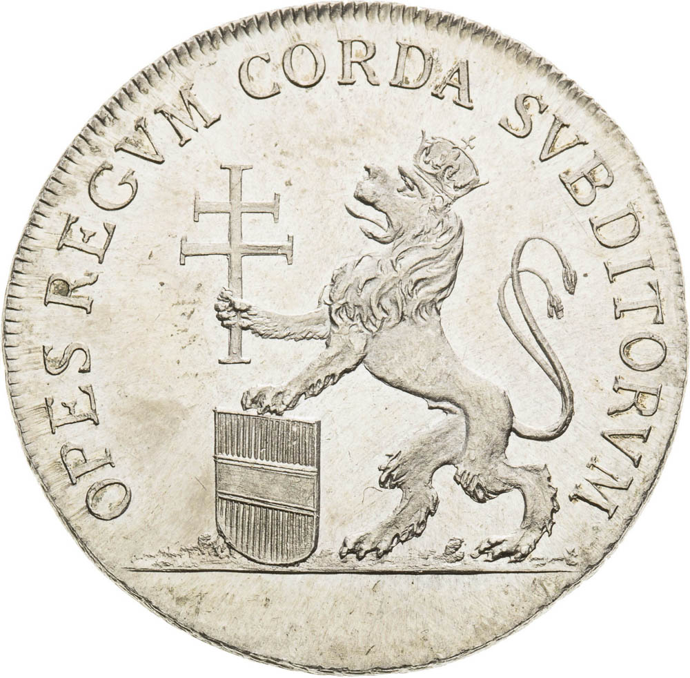 Strieborný žetón 1790 - reverz