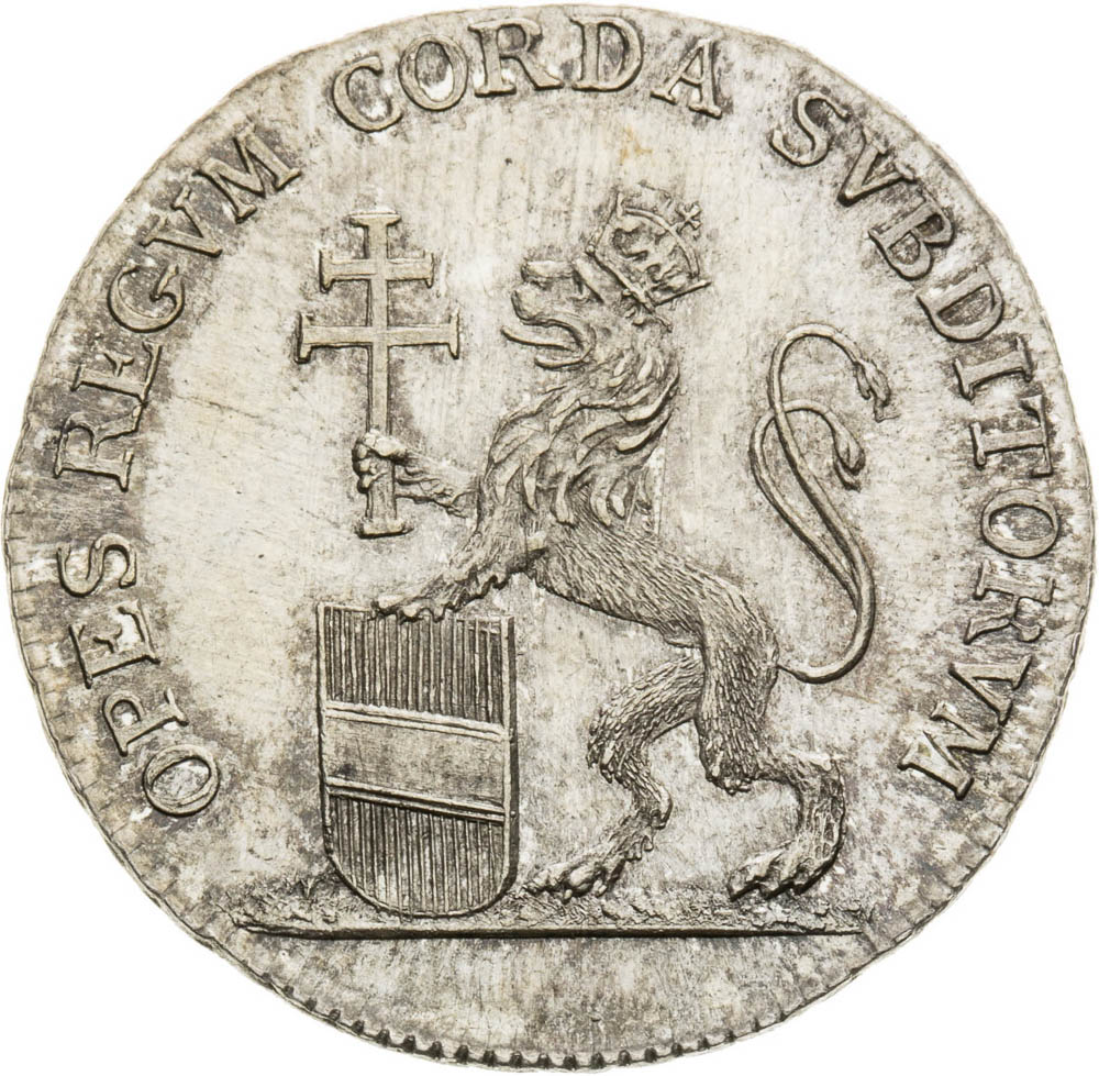 Strieborný žetón 1790 - reverz
