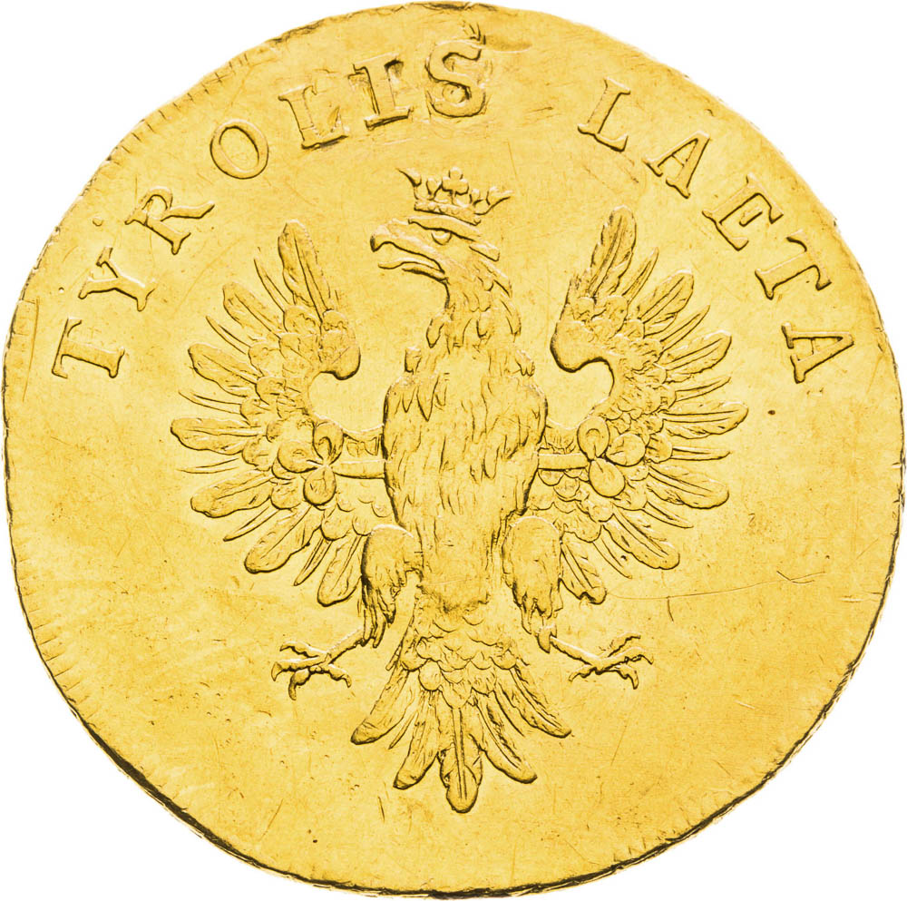 Zlatý žetón 1790 - reverz