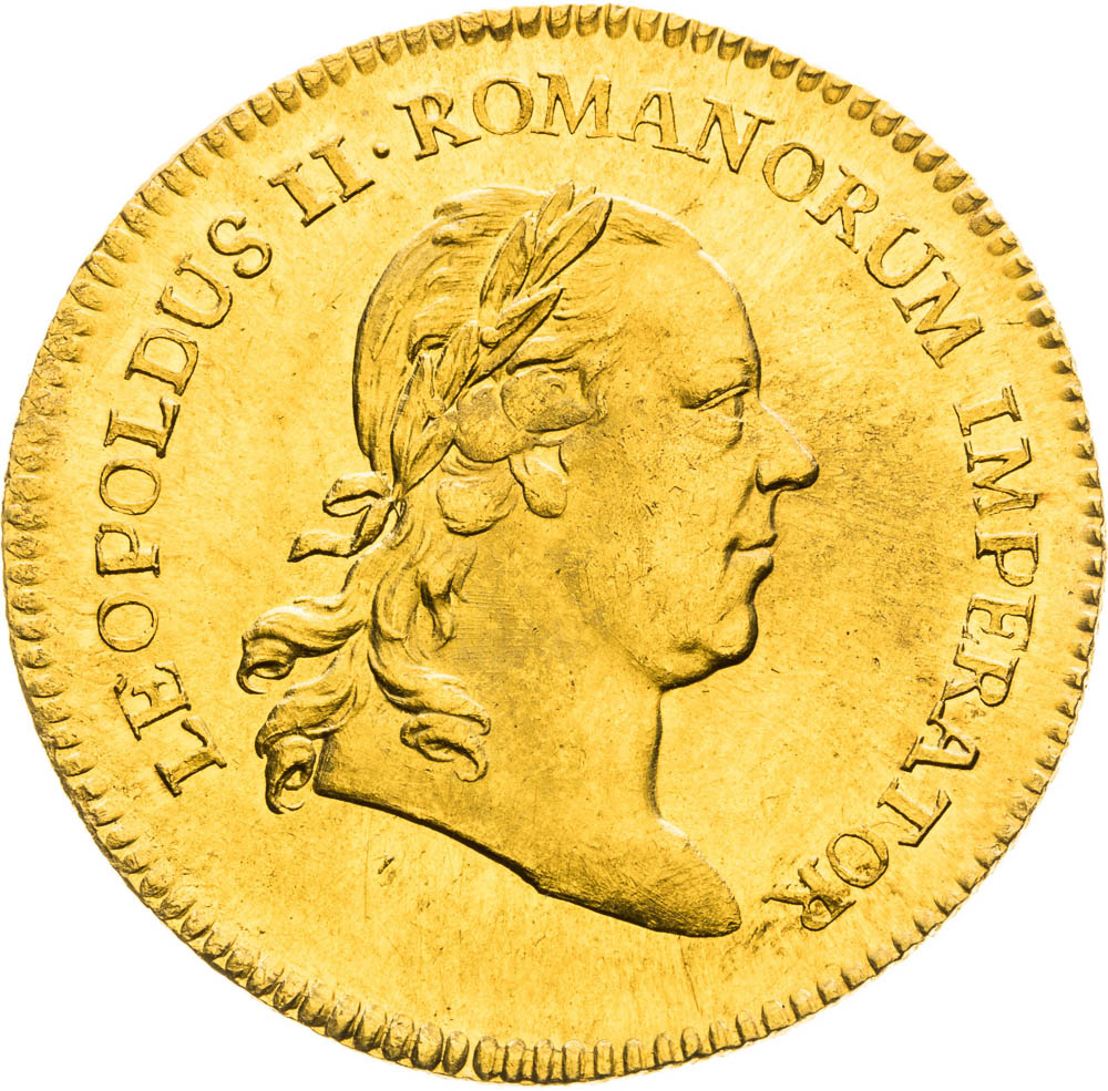 Zlatý žetón 1790 (2 Dukát) - averz