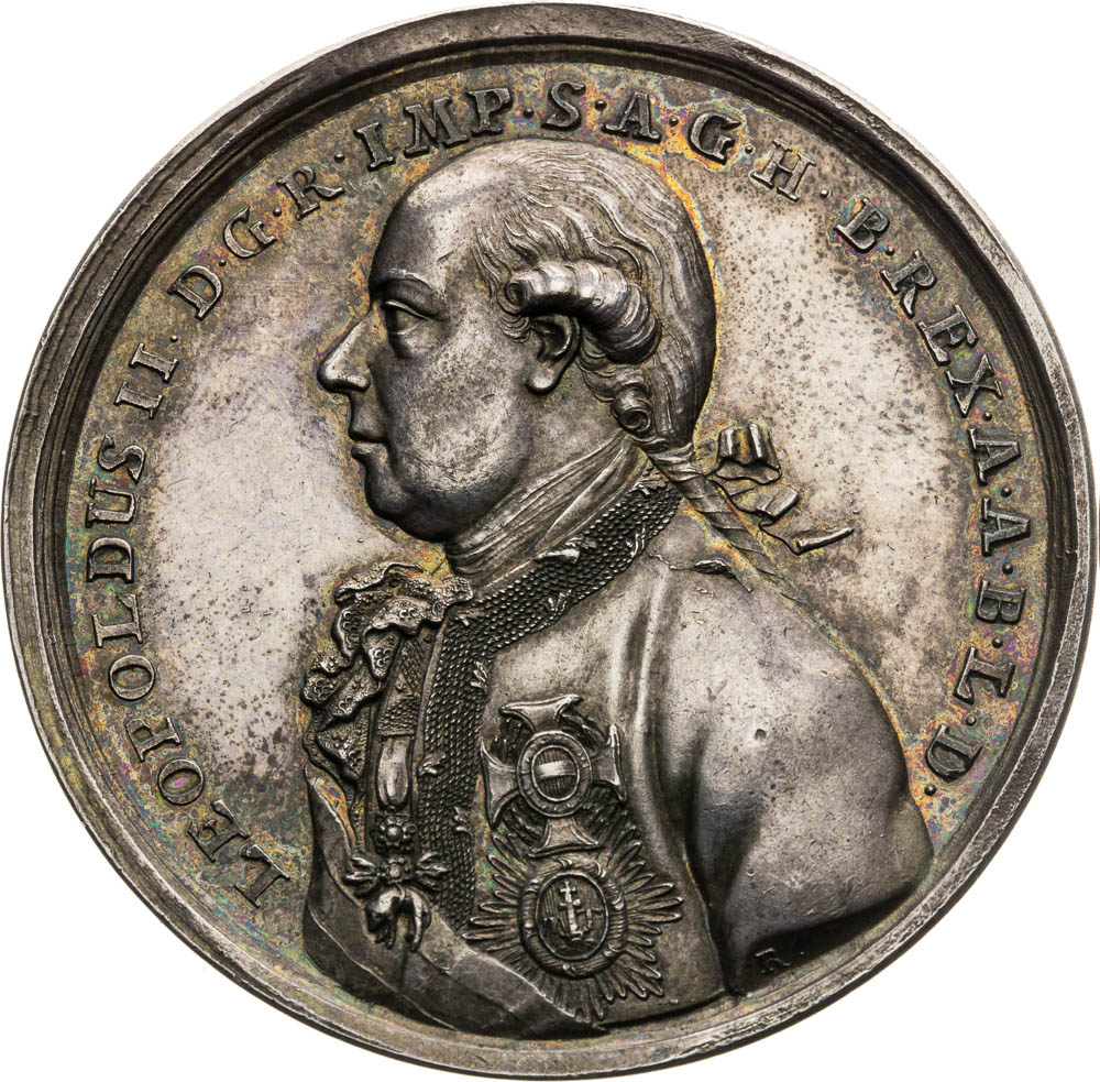 Strieborná medaila 1790 - averz