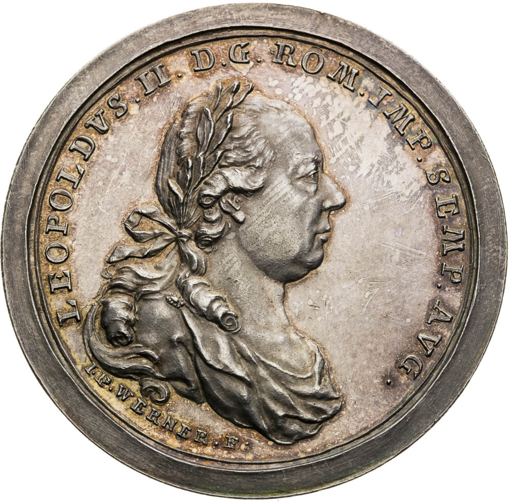 Strieborná medaila 1790 - averz