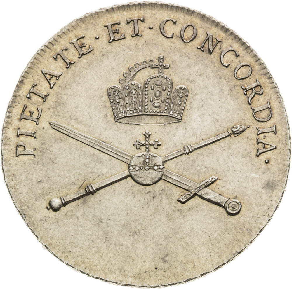 Silver Token 1790 - back