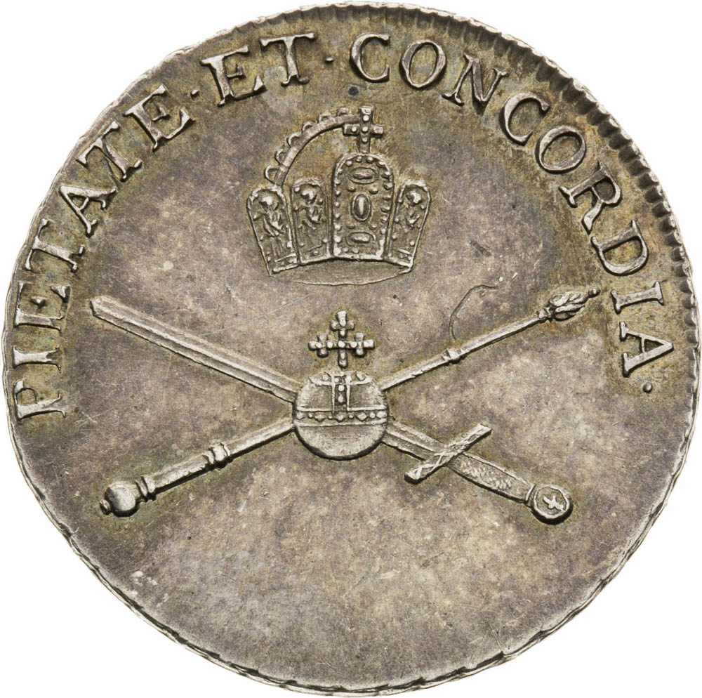 Silver Token 1790 - back