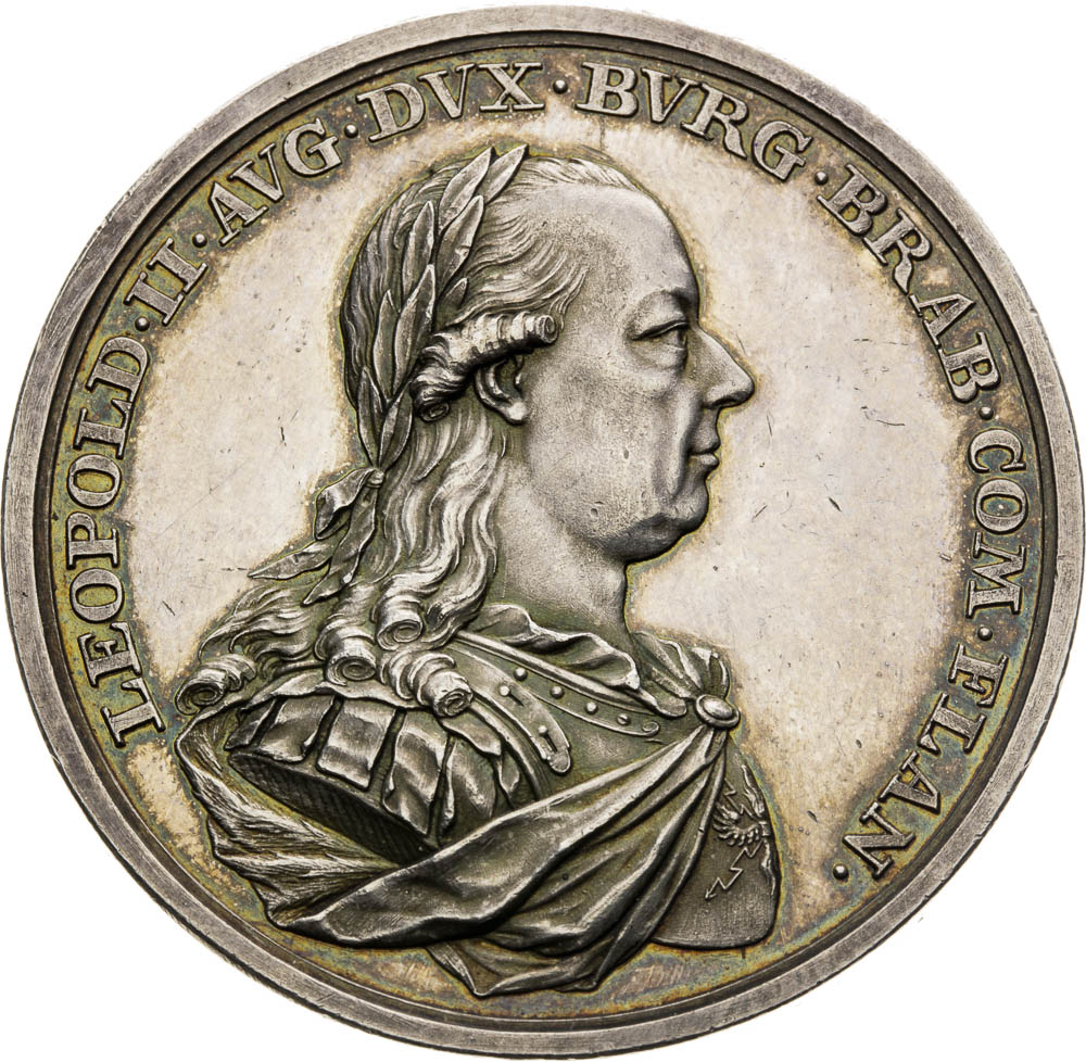 Strieborná medaila 1791 - averz