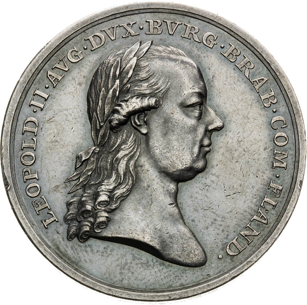 Strieborná medaila 1791 - averz