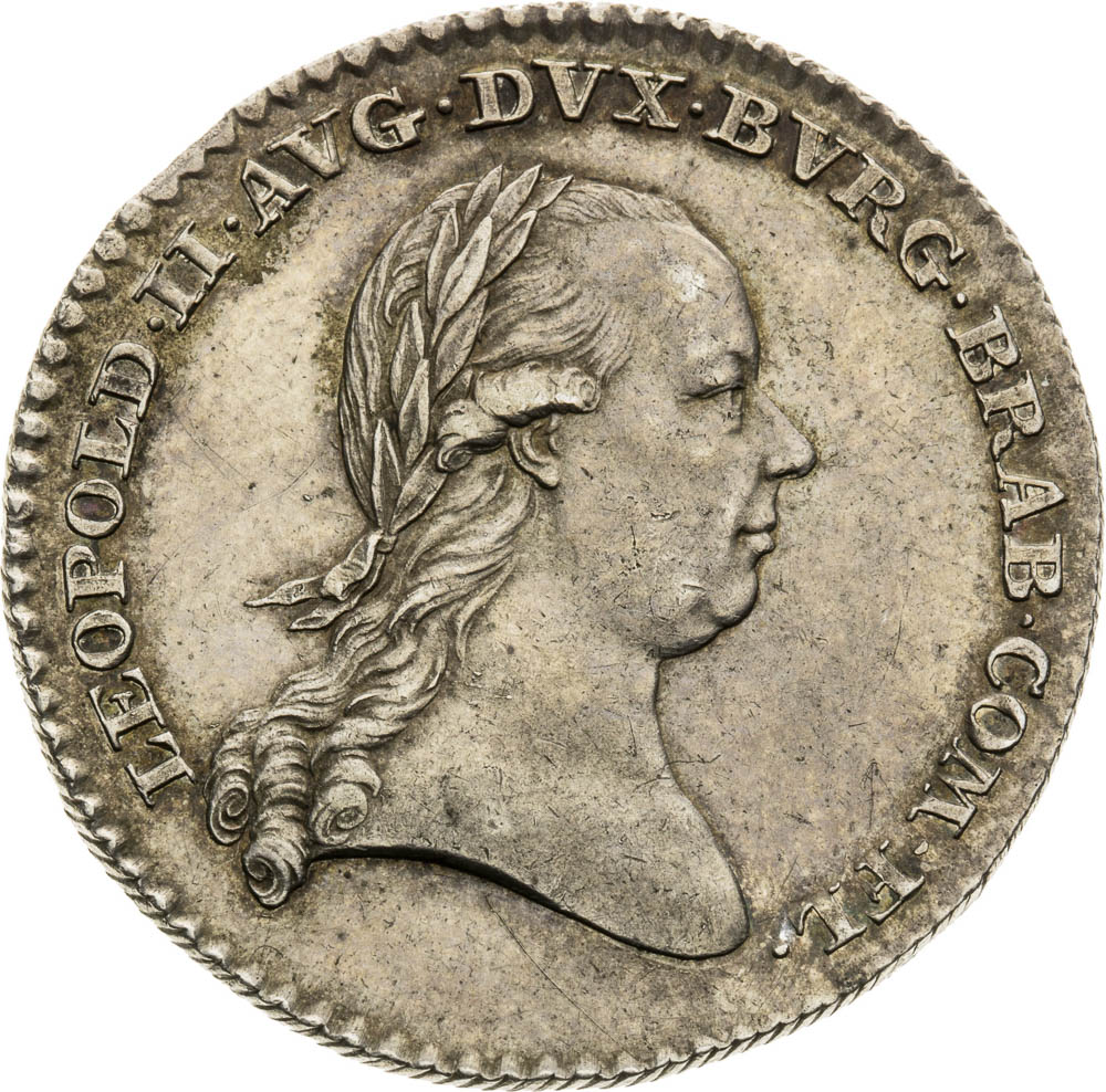 Strieborný žetón 1791 - averz