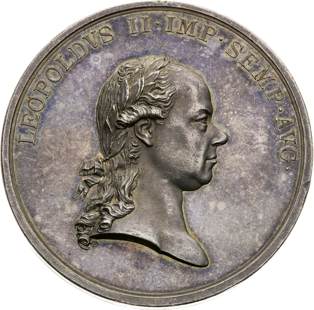 Strieborná medaila 1791 - averz