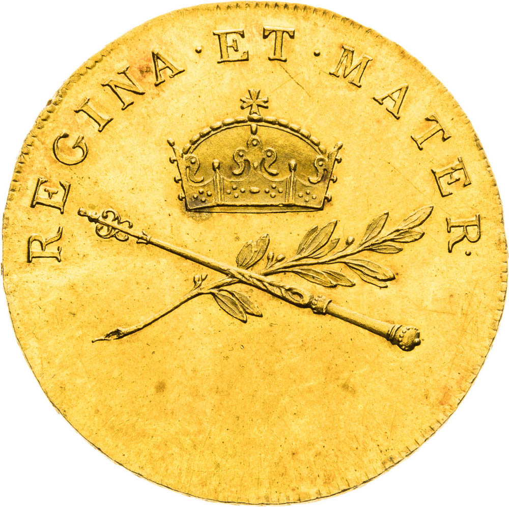 Zlatý žeton 1791 (1 1/4 Dukát) - revers