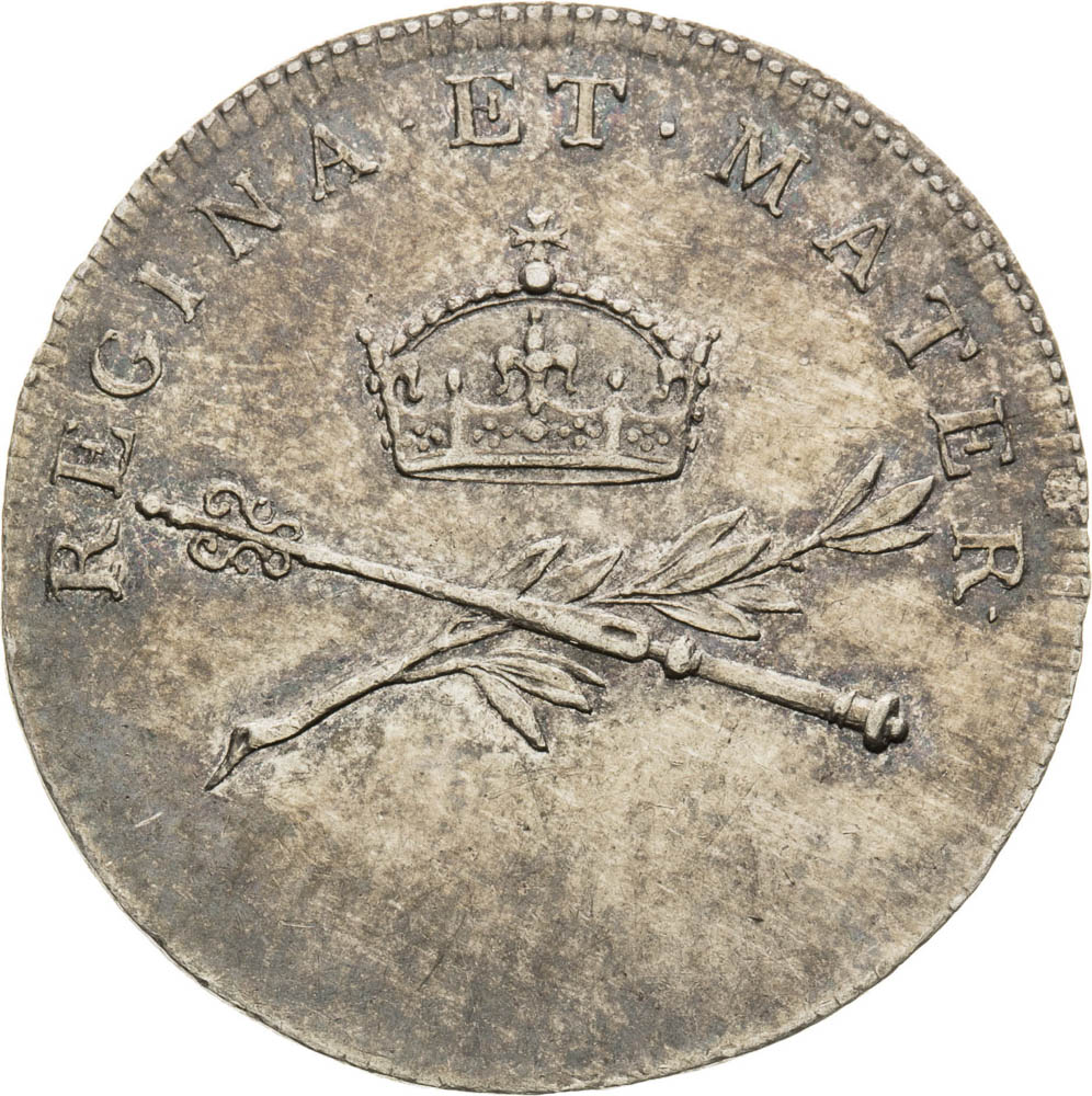 Stříbrný žeton 1791 - revers