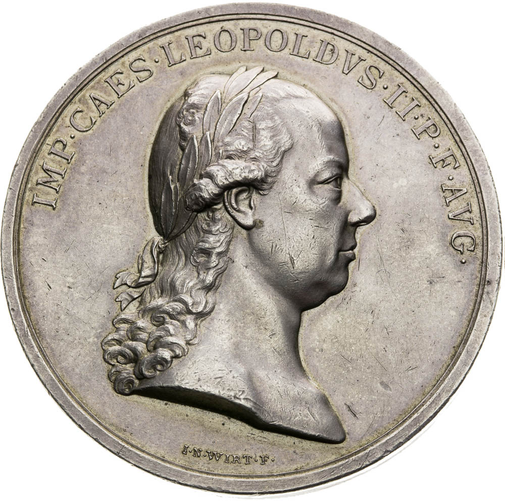 Stříbrná medaile 1790 - avers