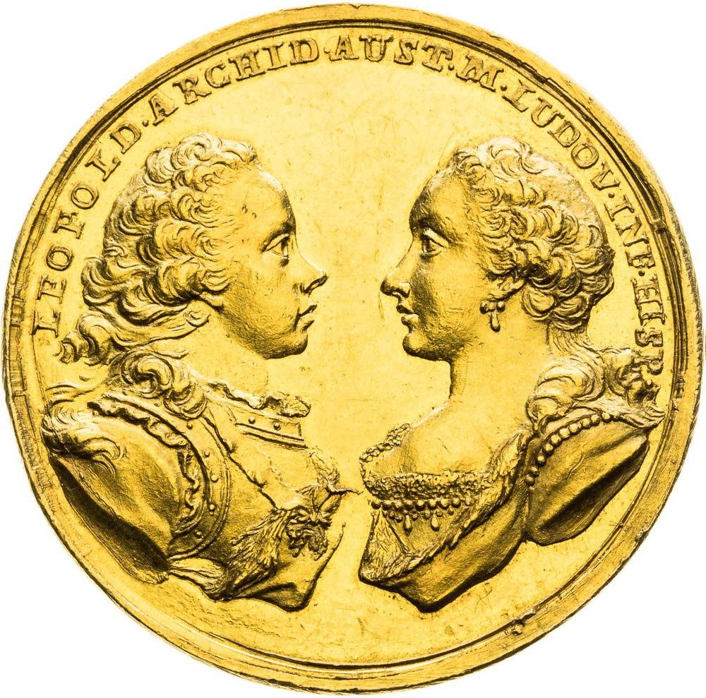 Zlatá medaile 1765 (3 1/2 Dukát) - avers
