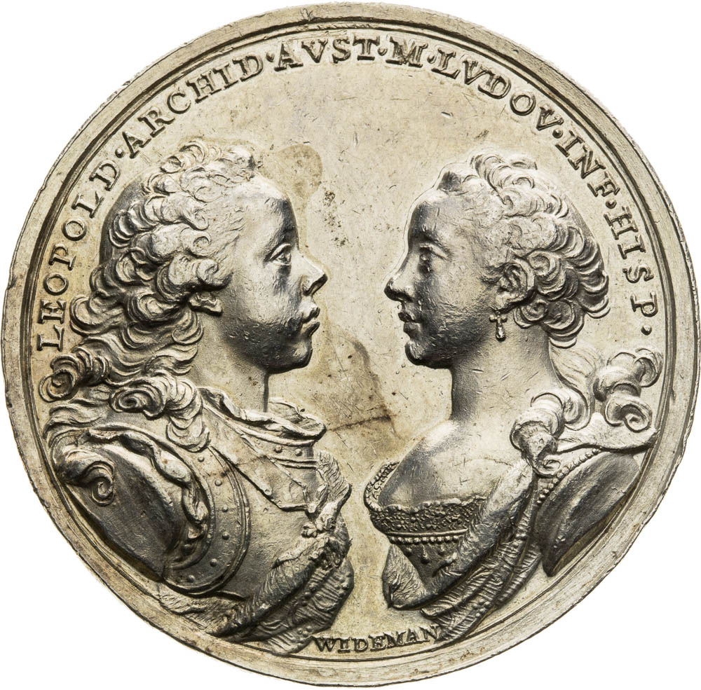 Stříbrná medaile 1765 - avers