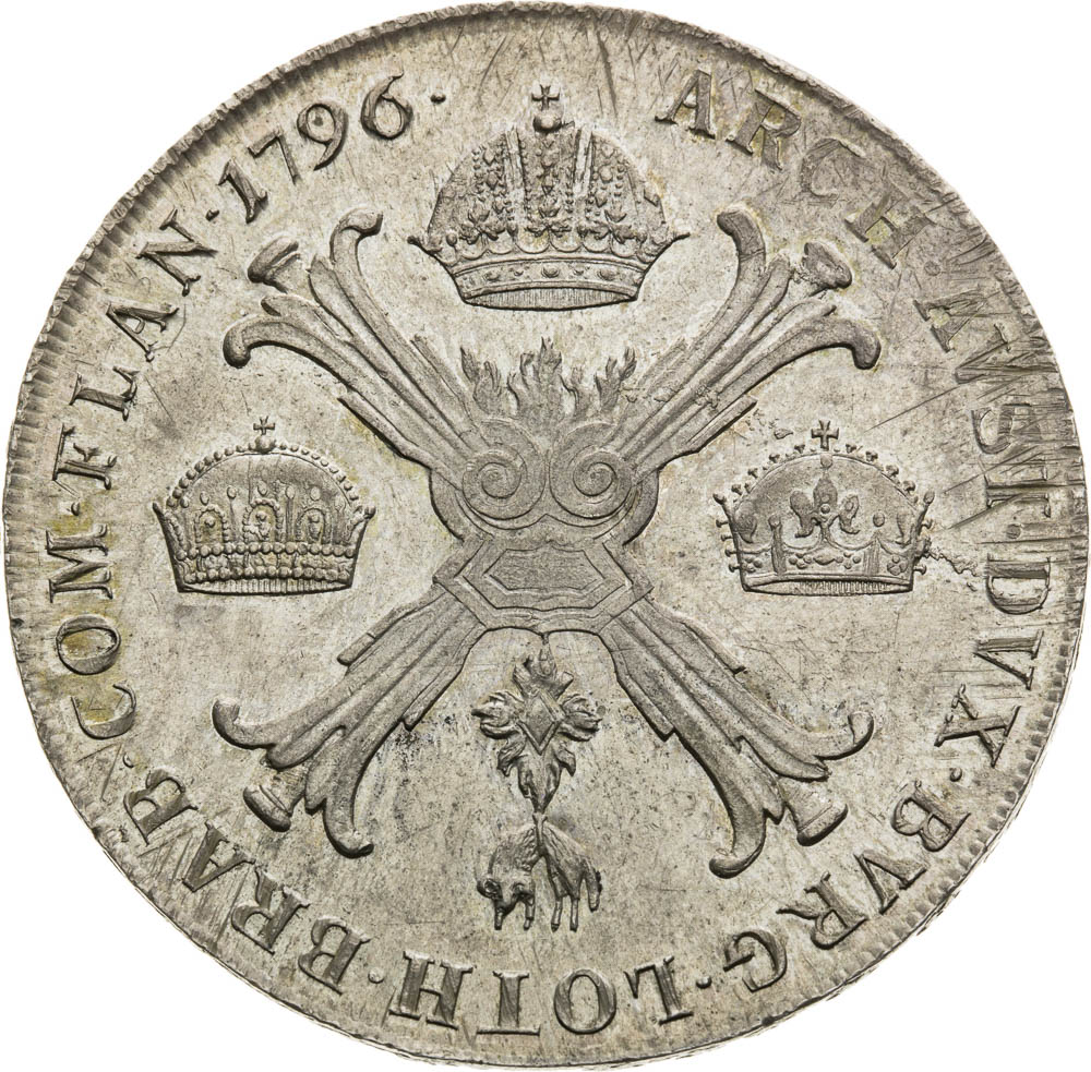Thaler 1796 - back