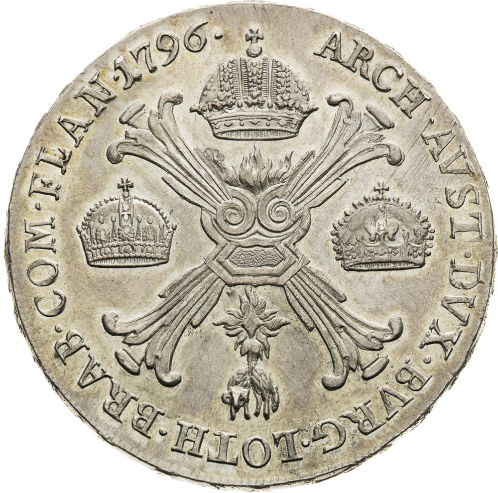 Thaler 1796 - back