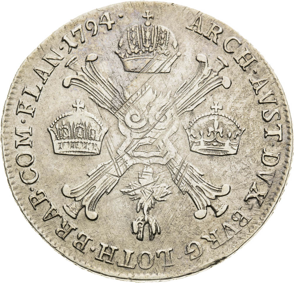 1/4 Thaler 1794 - back