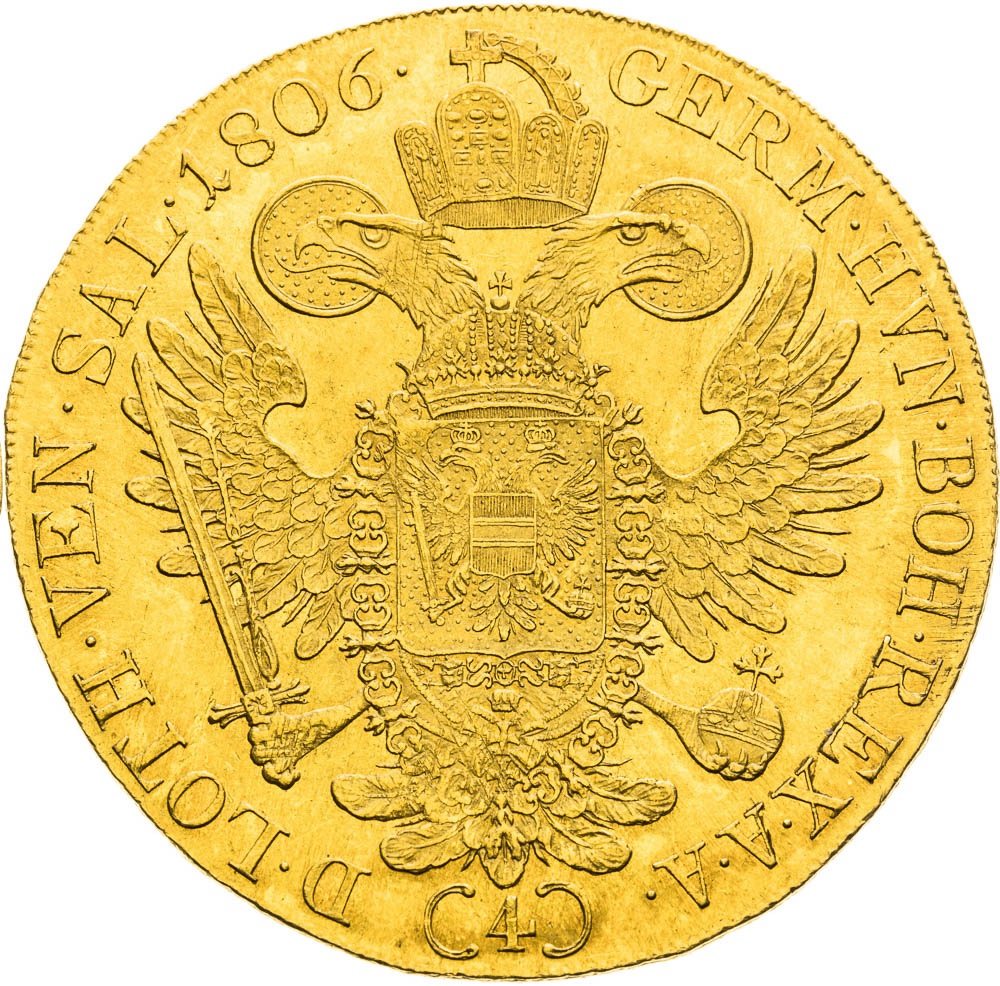 4 Ducats 1806 - back
