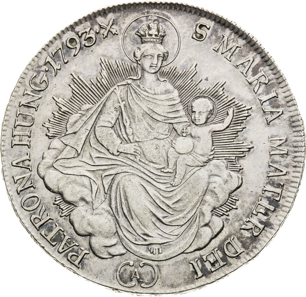 1/2 Thaler 1793 - back