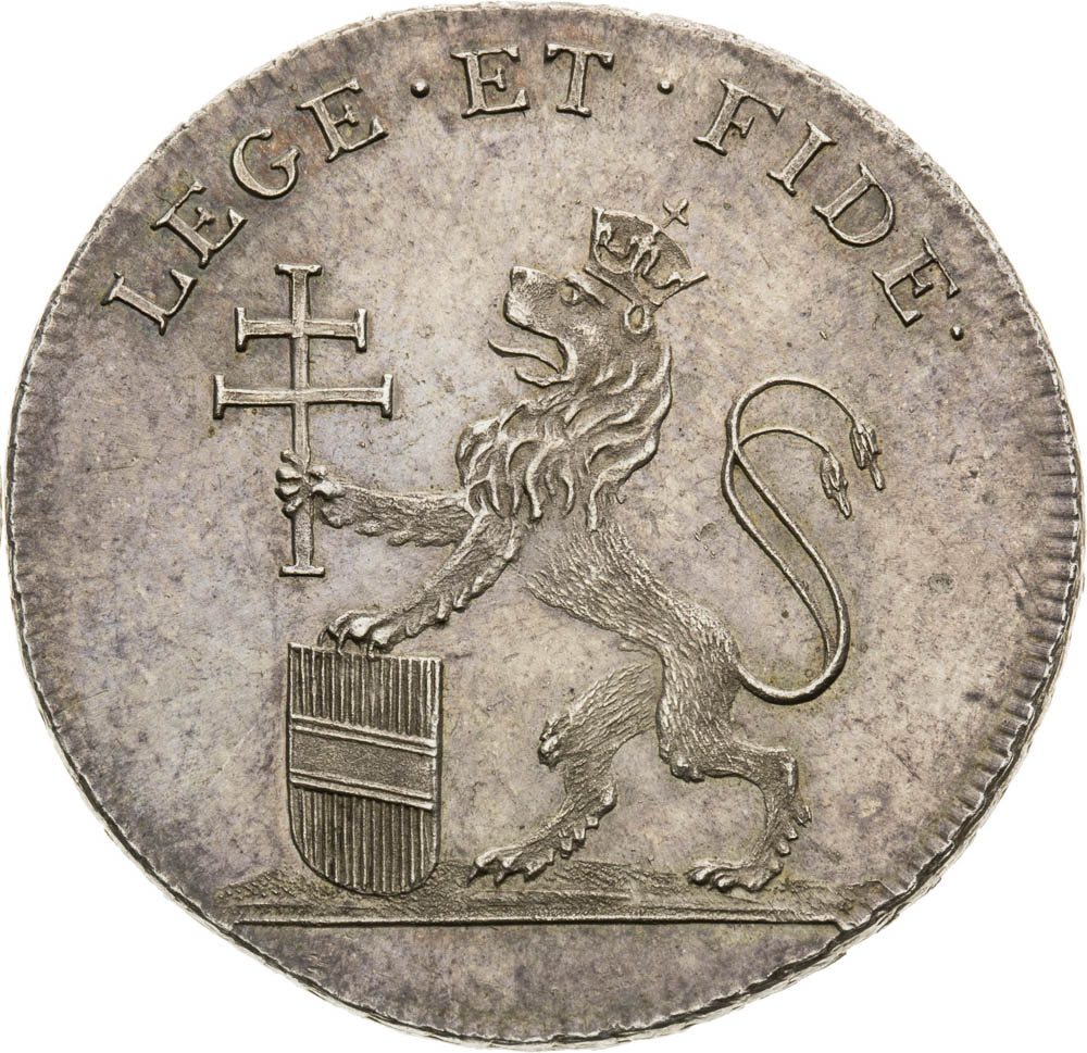 Silver Token 1792 - back