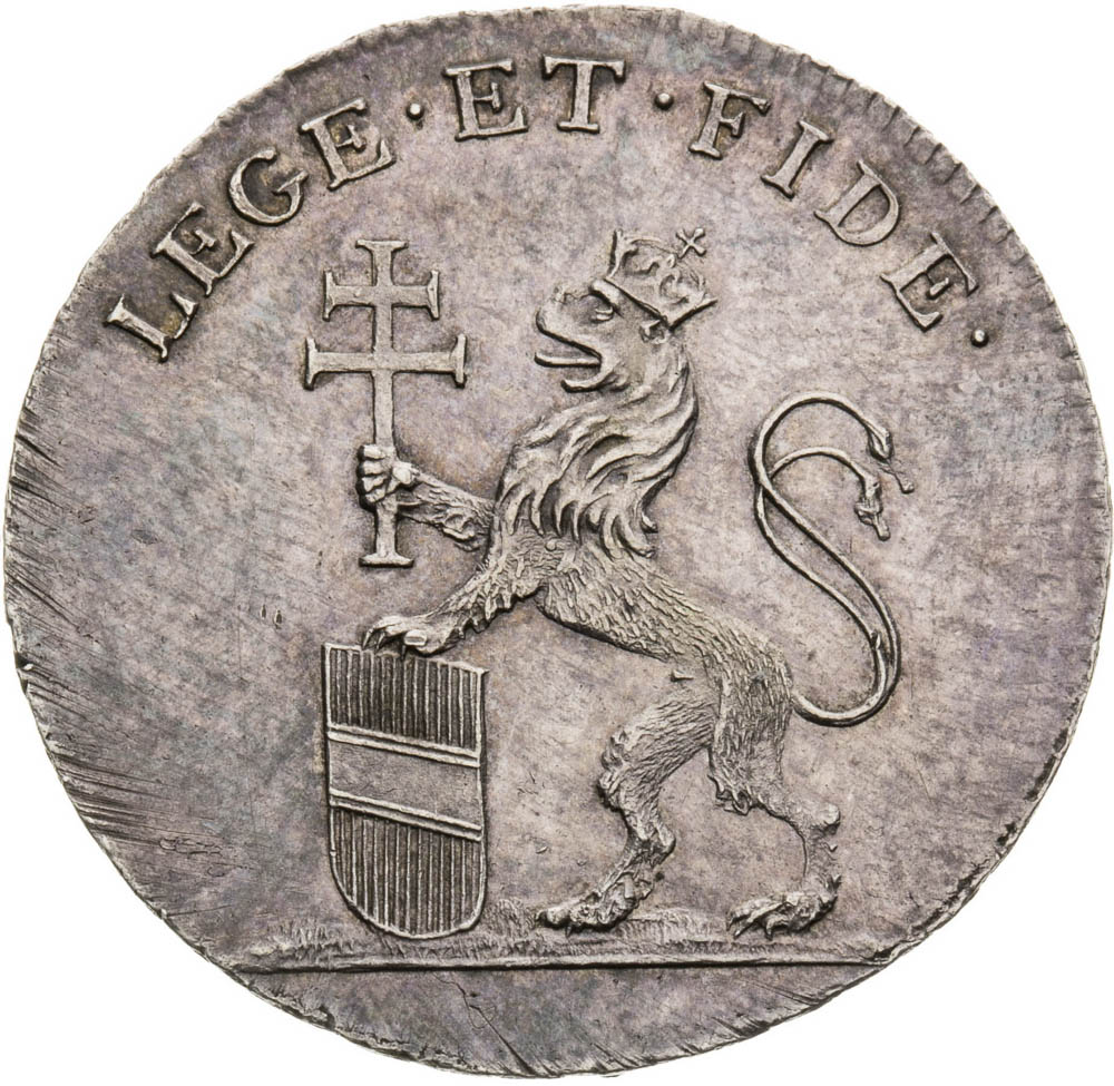 Silver Token 1792 - back