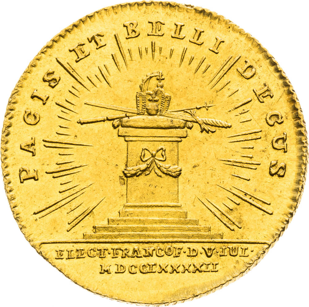 Gold Token 1792 (Ducat) - back