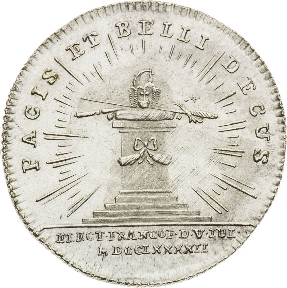 Silver Token 1792 - back