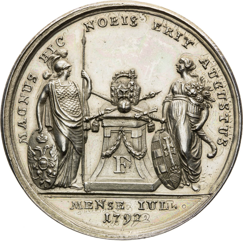 Silver Medal 1792 - back