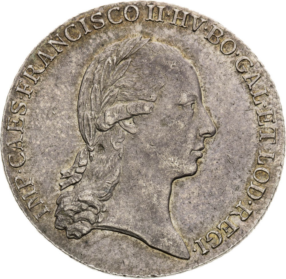 Stříbrný žeton 1796 - avers