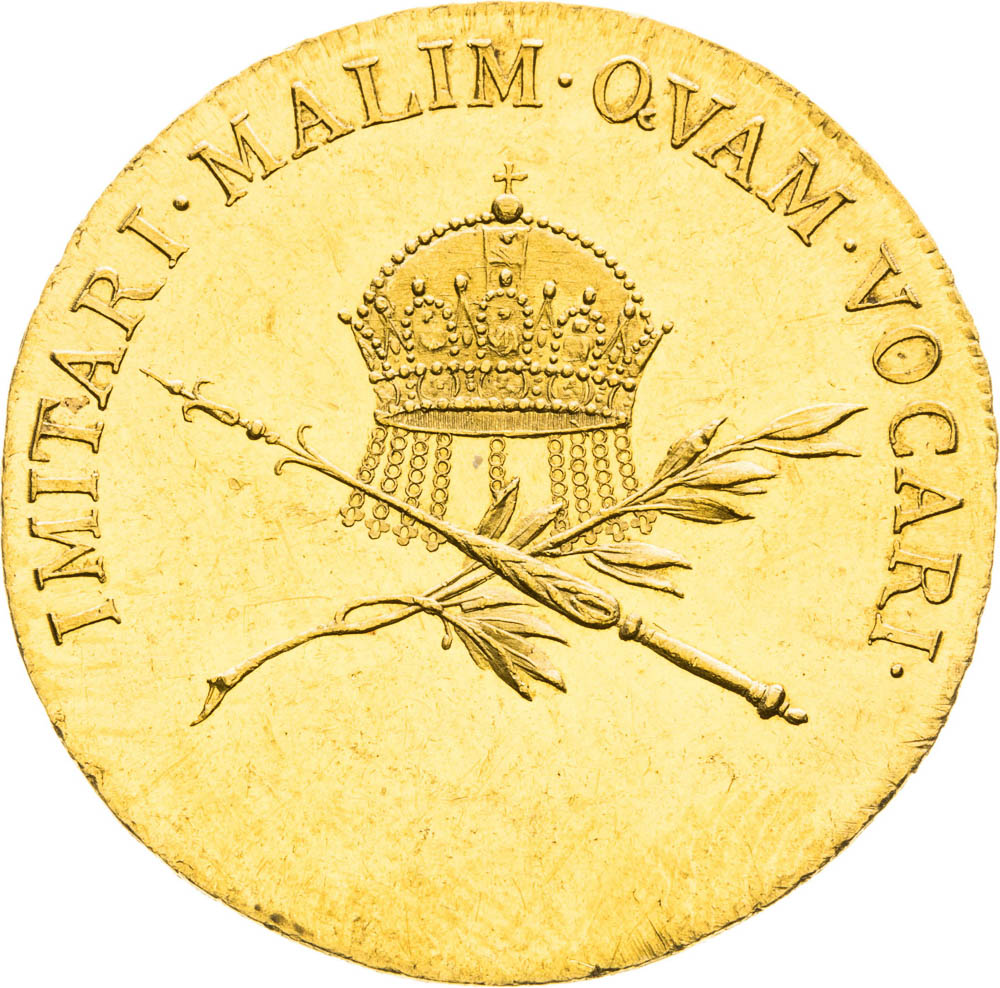 Zlatý žeton 1792 (1 1/4 Dukát) - revers