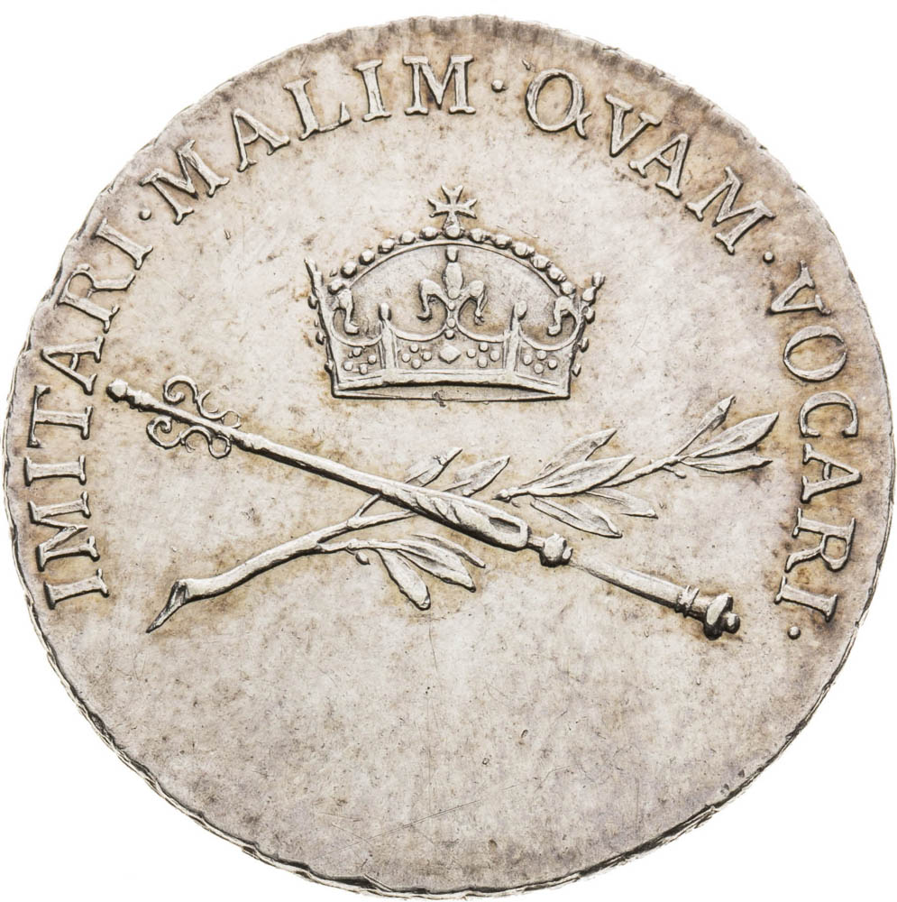Strieborný žetón 1792 - reverz