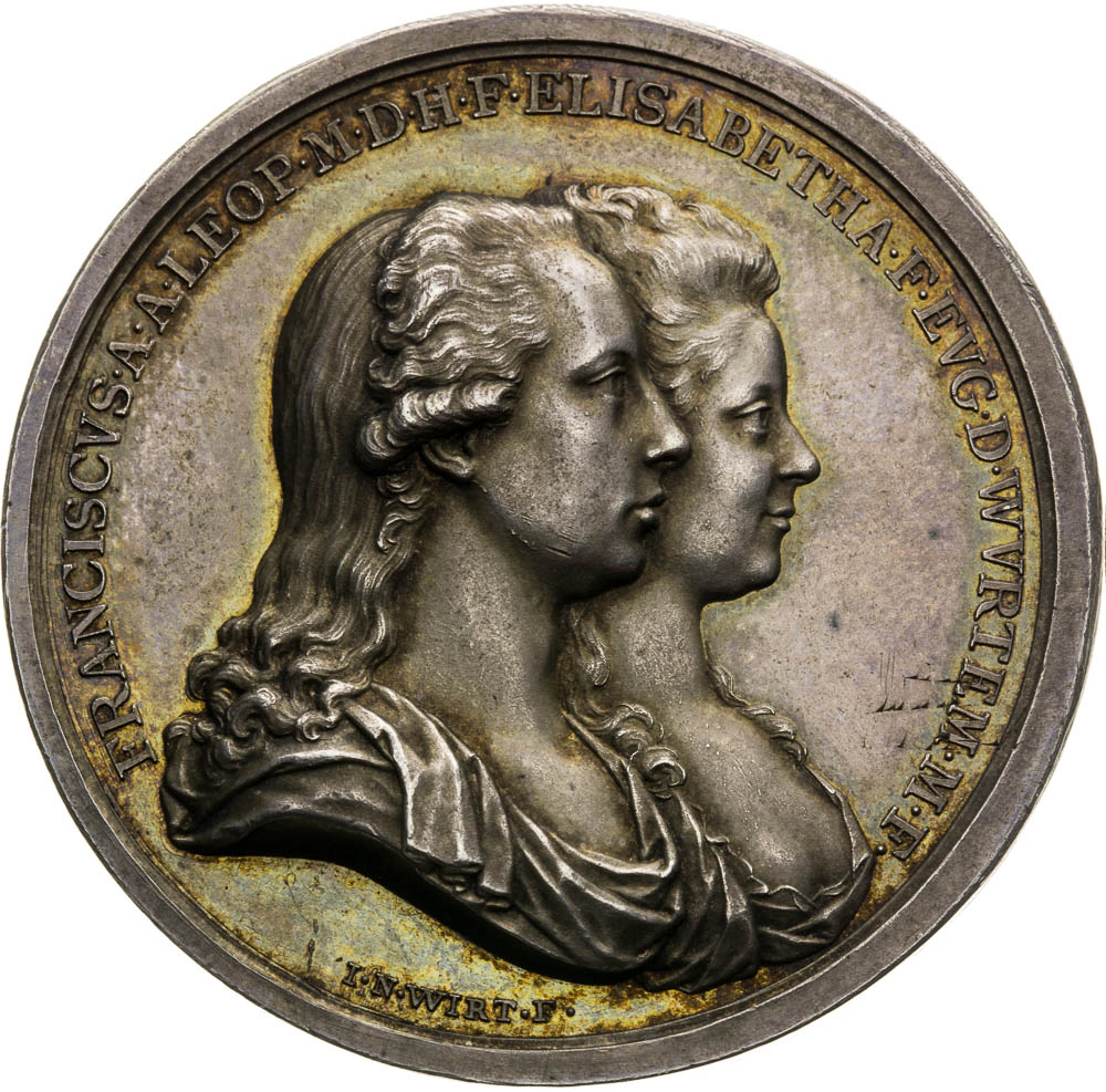 Strieborná medaila 1788 - averz