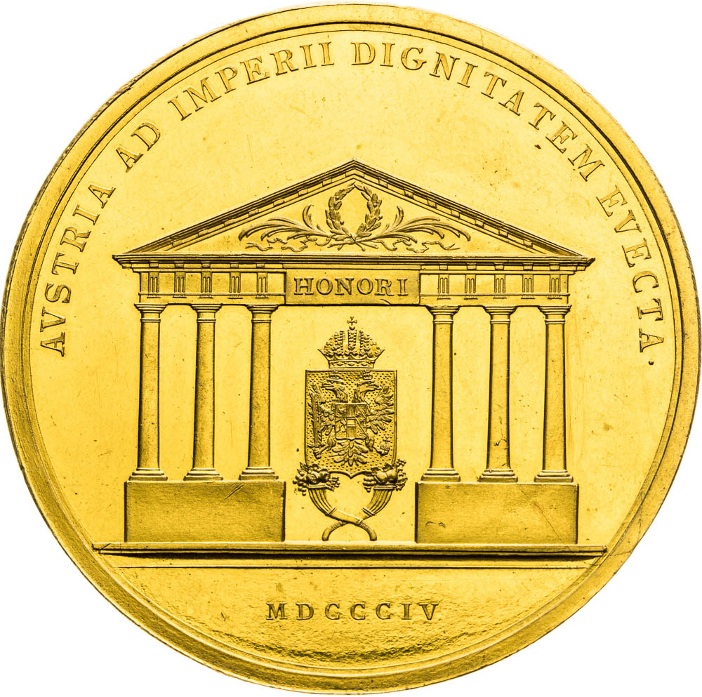 Gold Medal 1804 (25 Ducats) - back