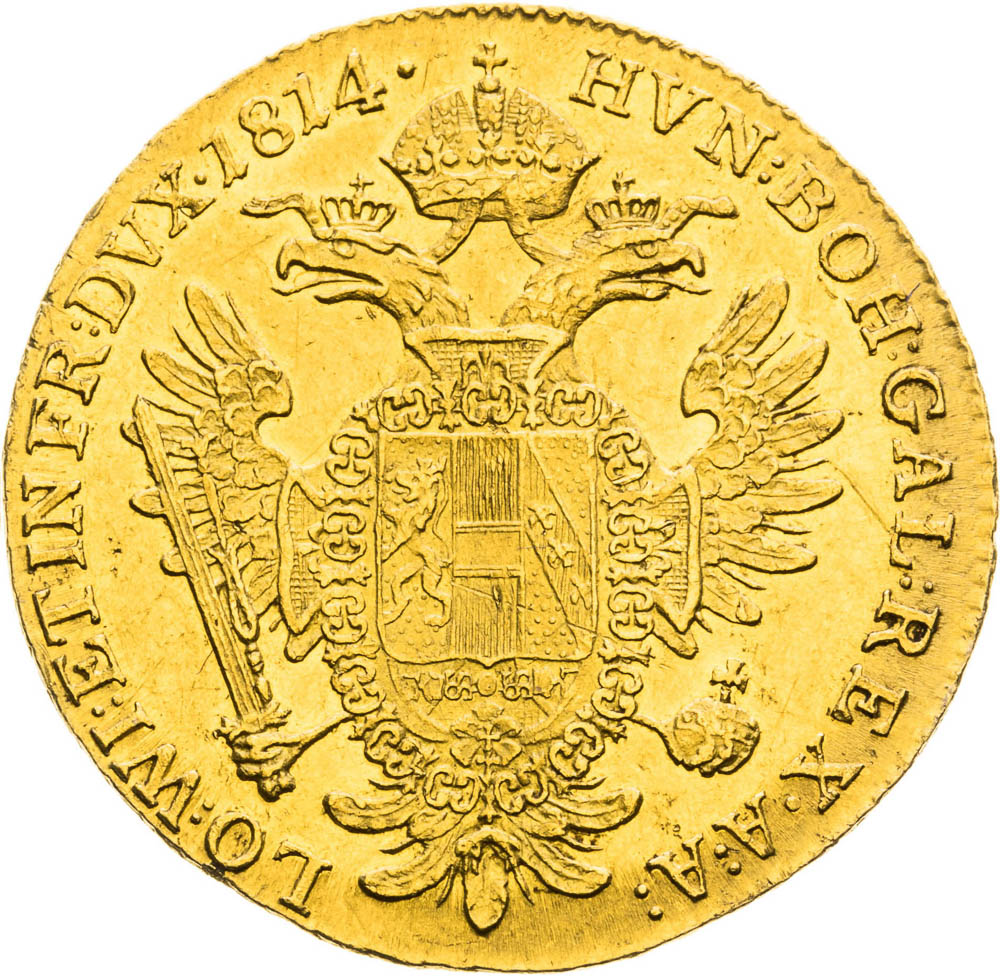 Ducat 1814 - back