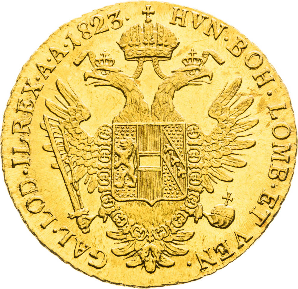 Ducat 1823 - back