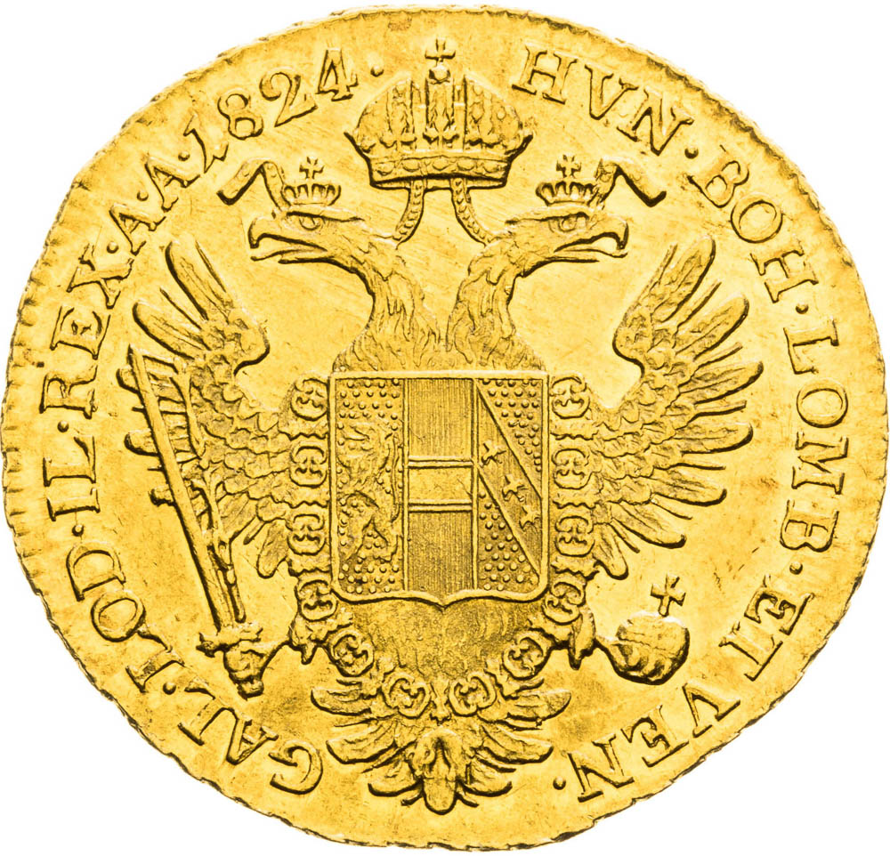 Ducat 1824 - back