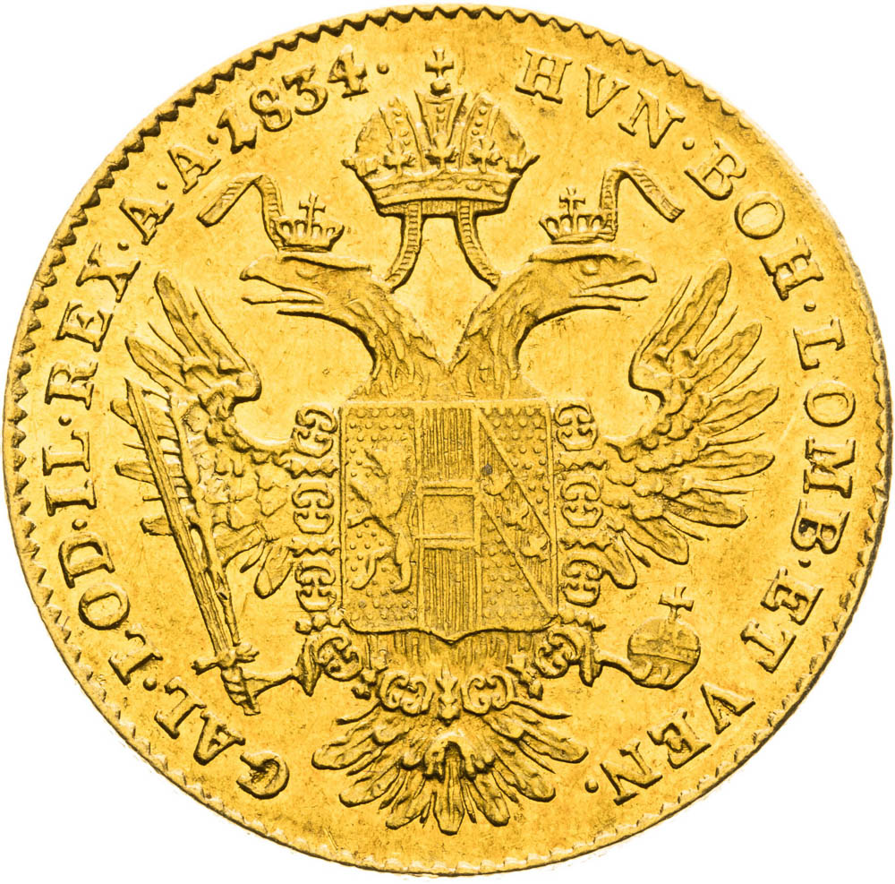 Ducat 1834 - back