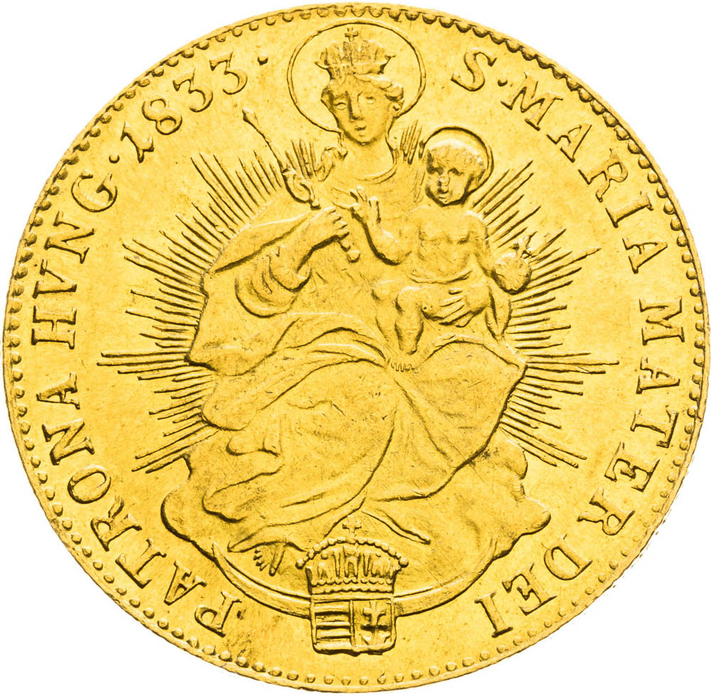 Ducat 1833 - back