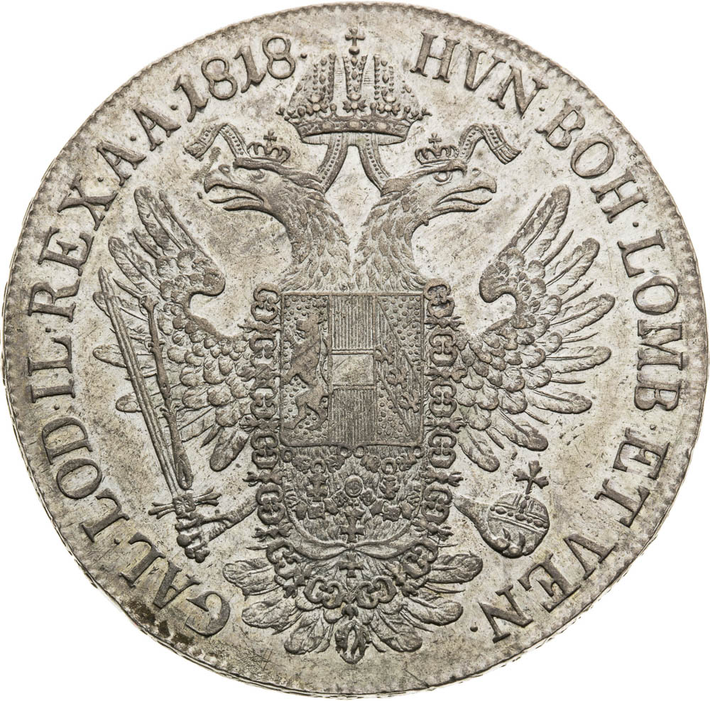 Tolar 1818 - revers
