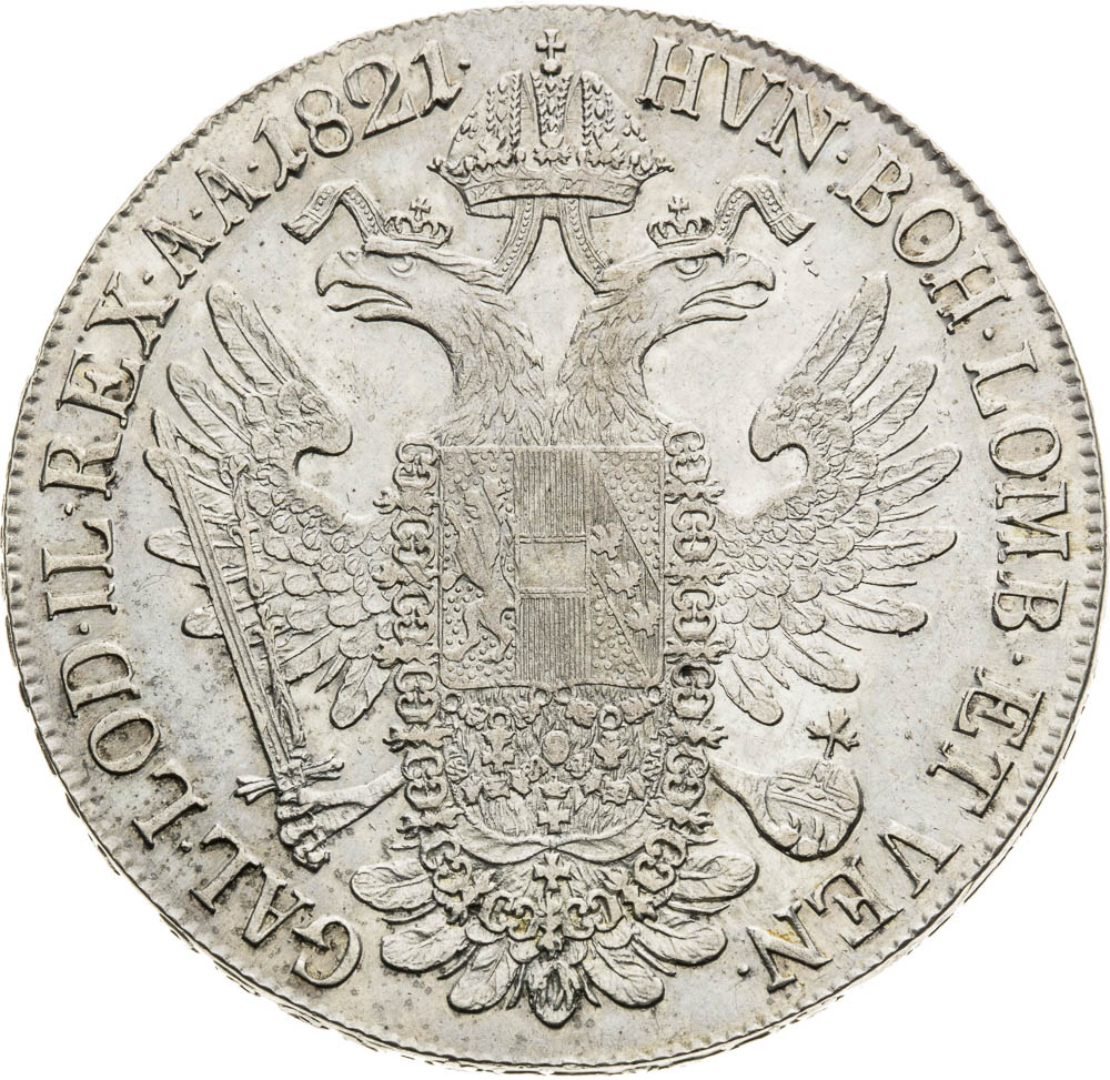 Tolar 1821 - revers