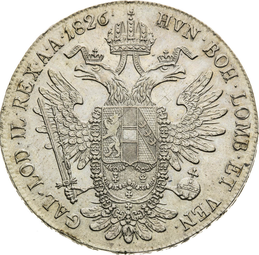 Tolar 1826 - revers