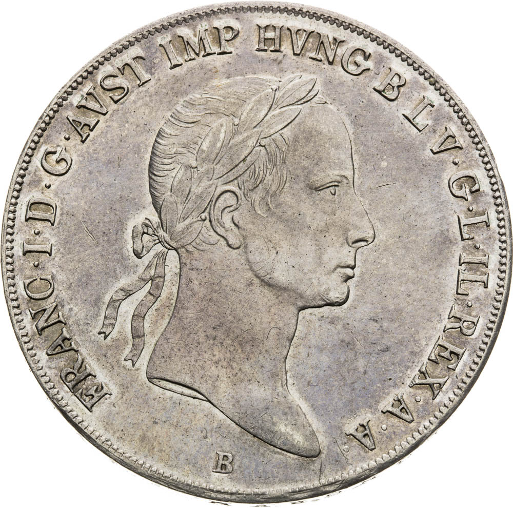 Tolar 1833 - avers