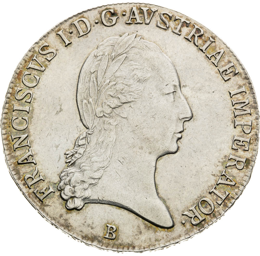 1/2 Tolar 1818 - avers