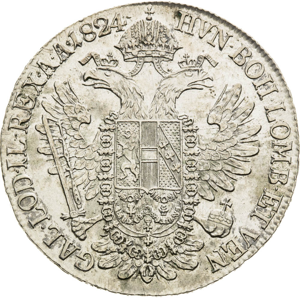 1/2 Tolar 1824 - revers