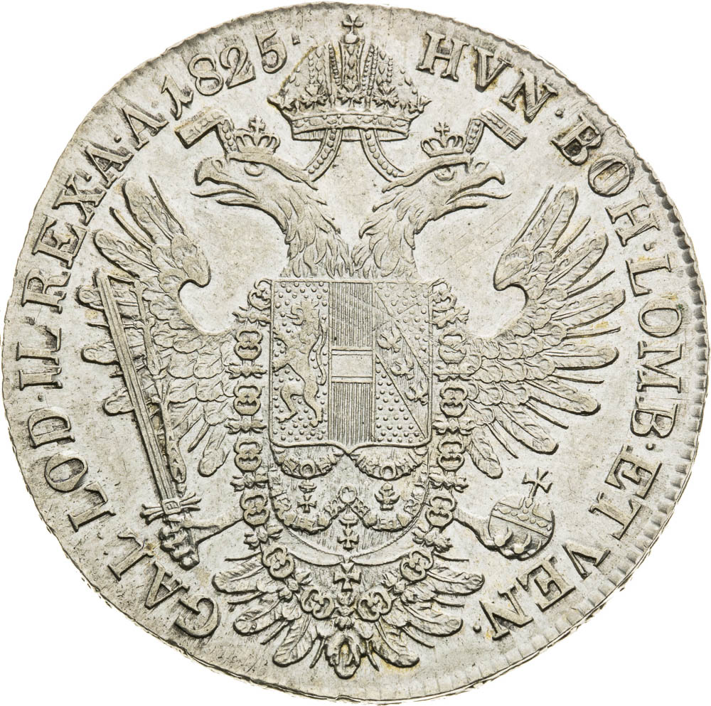 1/2 Tolar 1825 - revers